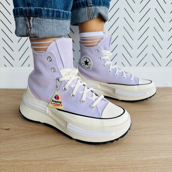⭐Converse Run Star Legacy CX Hi Sz 9 Women Shoes Platform Violet Sneaker A03064C - Picture 2 of 14